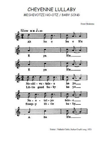 Cheyenne lullaby - Meshivotzi No'otz - Baby song